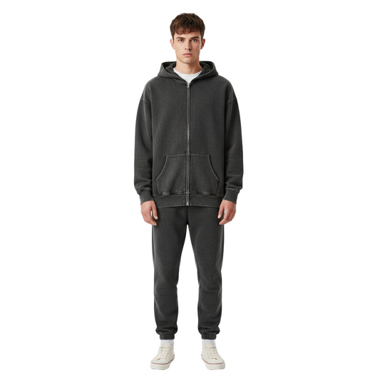KOVA Washed Zip Hoodie